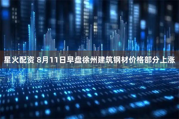 星火配资 8月11日早盘徐州建筑钢材价格部分上涨
