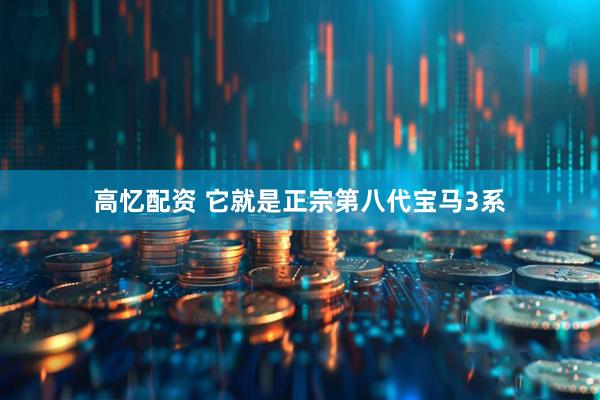 高忆配资 它就是正宗第八代宝马3系